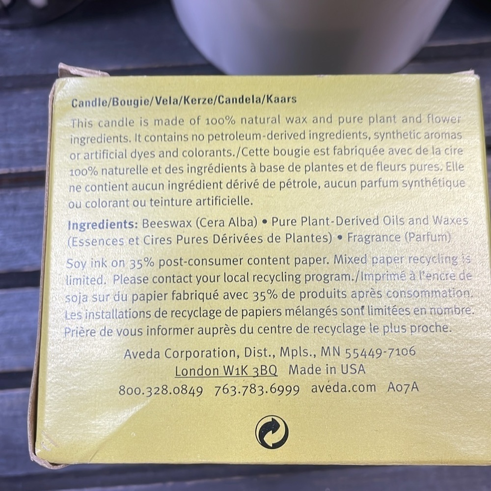 NEW RARE AVEDA VALENCIA Candle - Discontinued. late 90’s early 00 - Picture 3 of 6
